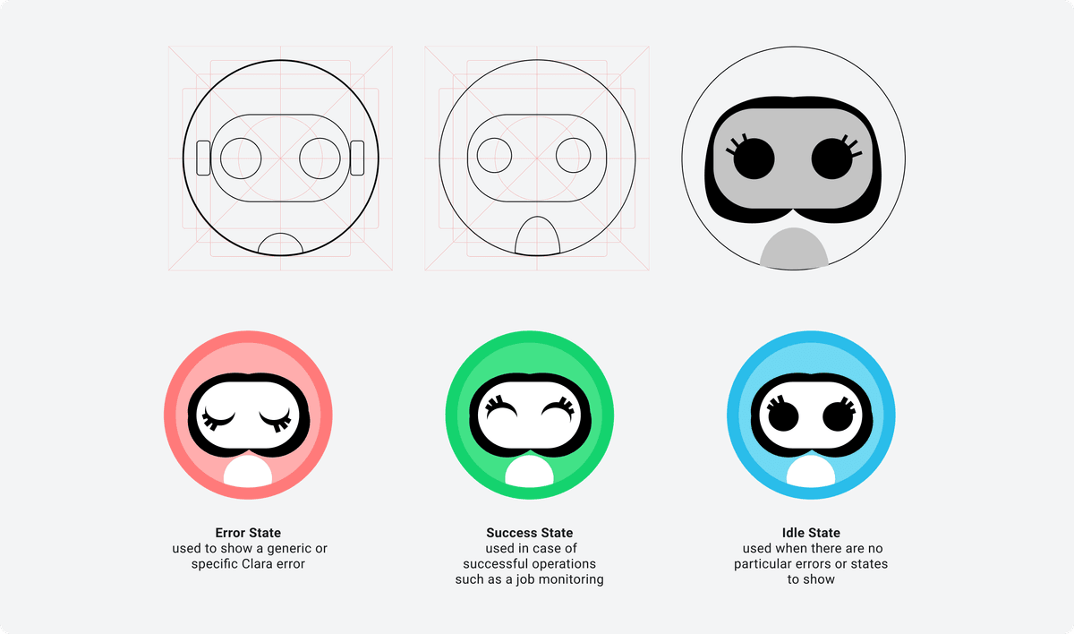 Clara AI Assistant Interface States
